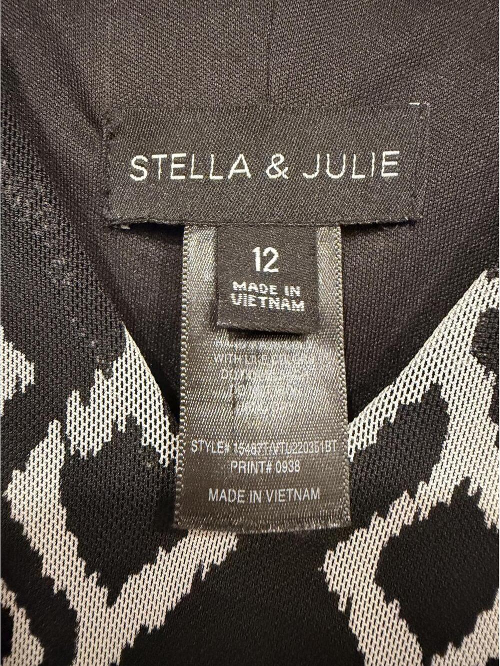 #37 STELLA & JULIE Sz. 12 tiered dress - Picture 4 of 9